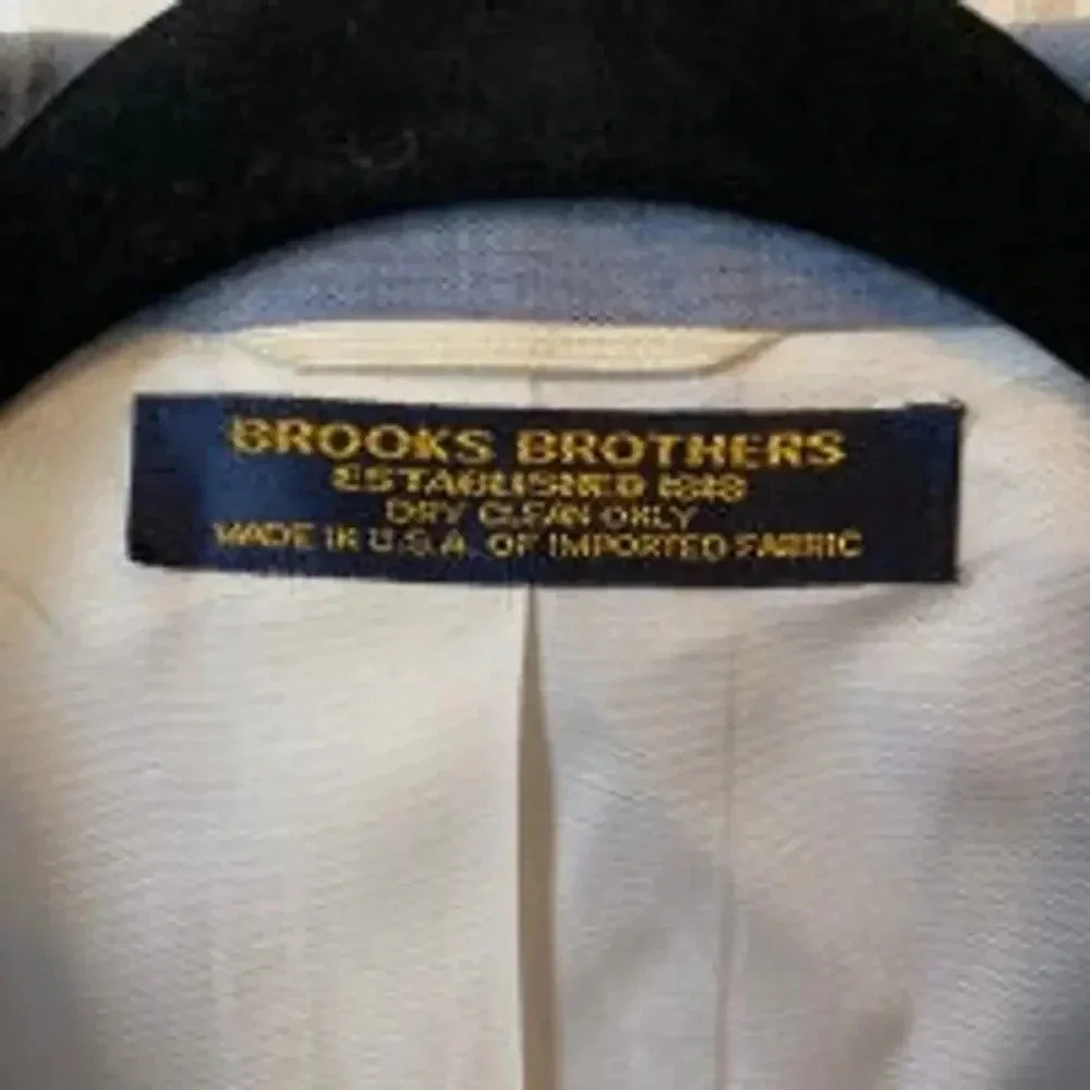 Brooks Brothers Y2K Light Blue 2 Button Sport coat Suit  Blazer Men Size 41R